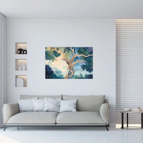 Kép – Kozmikus fa (90x60 cm)
