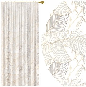 Kész Függöny Béka Szalag 140X240 Függöny Levelek 098