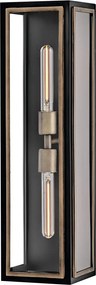 Quintiesse Shaw QN-SHAW-2M-BK Fali lámpa 2x40W/E27 IP44