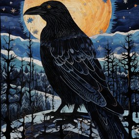 Poszter 80x80cm Hollófogó