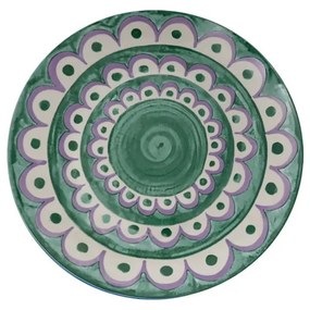Zöld porcelán desszertes tányér készlet 6 db-os ø 19,5 cm Tangeri green – Villa Altachiara