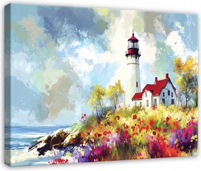 Vászonkép Világítótorony Tájkép Természet Hálószoba Nappali Vászon 120x80