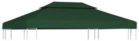 zöld csere pavilon ponyvatető 310 g / m² 3 x 4 m