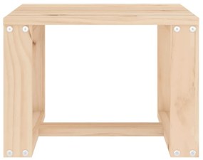 kerti tömör fenyőfa kisasztal 40x38x28,5 cm