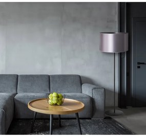 Duolla - Állólámpa CANNES 1xE27/15W/230V átm. 45 cm ezüst/fekete