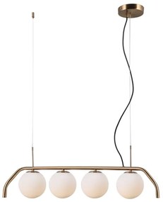 ITALUX PND-3300-4-HBR - Csillár zsinóron CARIMI 4xG9/5W/230V réz