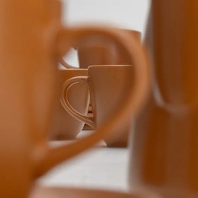 Kerámia tea készlet barna