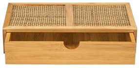 WENKO 25603100 – ALLEGRE rendszerező 28x14 cm barna