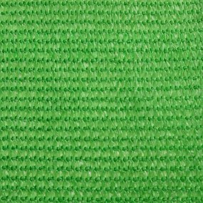 világoszöld HDPE napvitorla 160 g/m² 6 x 7 m