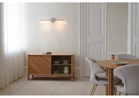 Ezüstszínű fém LED dimmelhető fali lámpa Omni Wall – UMAGE