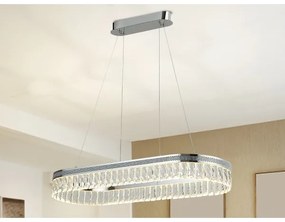 THALIA LED dimmelhető kristálycsillár kábellel LED/50W/230V 3000-6000K + távirányító