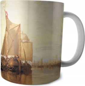 Bögre Dort utasszállító hajó Rotterdamból szél nélkül William Turner