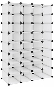 átlátszó polipropilén cipőtartó 93 x 36,5 x 140 cm