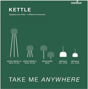 Nordlux KETTLE 2018013003 Kültéri Állólámpa 2700K 450LM IP65