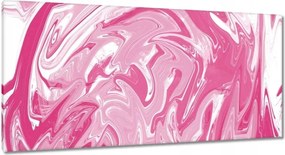 Vászonkép 115x55 Tükröződés a vízben Rózsa