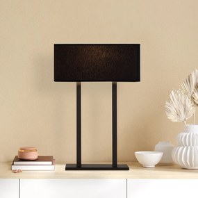Fekete asztali lámpa (magasság 52 cm) Salihini – Opviq lights