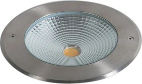 2 darabos modern földbe süllyeszthető spotlámpa szett acél LED-del 20W - Bridge