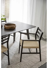 Natúr színű-sötétbarna étkezőszék Harlan – Rowico