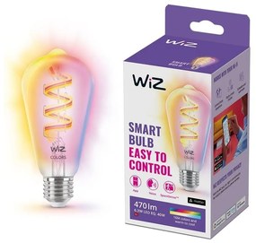 LED RGBW Dimmelhető izzó ST64 E27/6,3W/230V 2200-6500K Wi-Fi - WiZ
