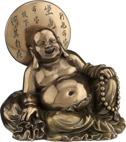 Figura Szobor Vidám ülő Buddha Veronese WU75281A4