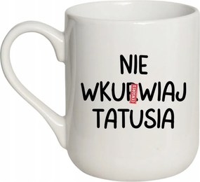Bögre „Ne búbizlald apát” Vicces ajándék apának 330 coffee fehér