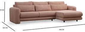 Sarokkanapé Lily Jobbos Pink