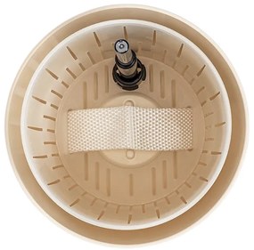 Plastia öntözőedény Tolita Air krém, átmérő 19 cm, 19 cm átmérőjű