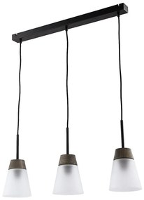 Jupiter 1683 - Csillár zsinóron DOMINO 3xE27/60W/230V fehér