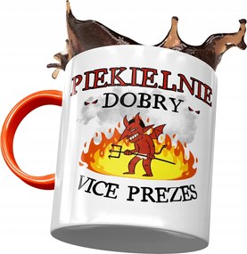 Narancssárga bögre az elnökhelyettesnek, fényképes nyomattal