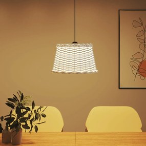 fehér fonott mennyezeti lámpaernyő Ø45 x 28 cm