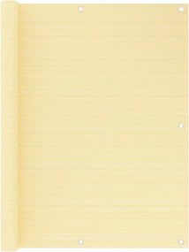 vidaXL bézs színű HDPE erkélytakaró 120 x 500 cm