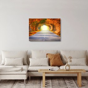 Kép - kapu a fák koronájából (üvegen) (70x50 cm)
