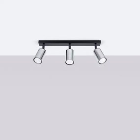 Sollux SL.1368 - Spotlámpa WINX 3xGU10/10W/230V fekete/króm