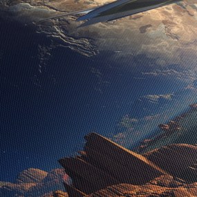 Kép - idegenek érkezése (120x50 cm)