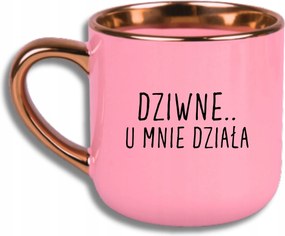 Bögre Rózsaszín Elegant Nagy Vicces Ajándék Furcsa Nálam Működik It