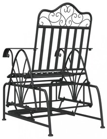 fekete acél hintapad 61 cm