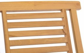 DIVERO Összecsukható kert szék Hantown  teak fa