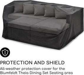 Blumfeldt Theia Raincover, védőburkolat, 100 % poliészter, időjárásálló, fekete