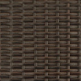 6 db barna rakásolható polyrattan kültéri szék