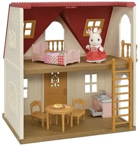 Sylvanian Families Basic ház piros tetővel új