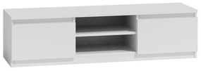 Aldabra RTV120 TV állvány, 120x36x40 cm, fehér