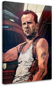 Gario Vászonkép John McClane kitalált karakter - Nikita Abakumov Méret: 40 x 60 cm