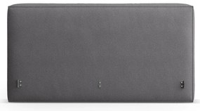 Sötétszürke kárpitozott ágytámla 209x100 cm Olivia – Micadoni