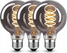 Led izzó E27 Edison Vintage Retro 4W Tompítható Meleg 3db