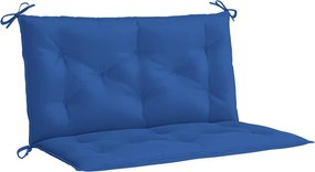 vidaXL kék oxford szövet kerti padpárna 100 x (50+50) x 7 cm