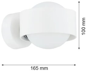 Argon 8057 - Fali lámpa MASSIMO PLUS 1xG9/6W/230V fehér