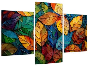 Kép - Levélmozaik (90x60 cm)