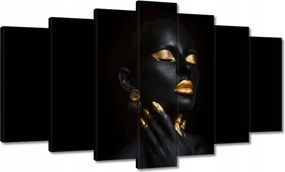 Vászonkép 140x80 Arannyal bevont arc