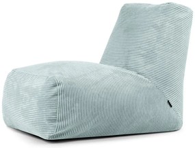 Mentazöld kordbársony babzsákfotel Tube – SLOWDOWN