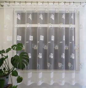 Mg Függöny 125/809 Fehér bézs 250cm Minőség 0,5m